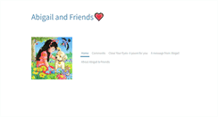 Desktop Screenshot of abigailandfriends.com